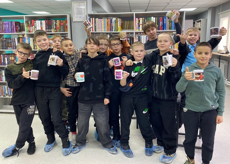 Мастер-класс по сублимационной печати на кружках для учащихся 5 класса МБОУ СШ №7.