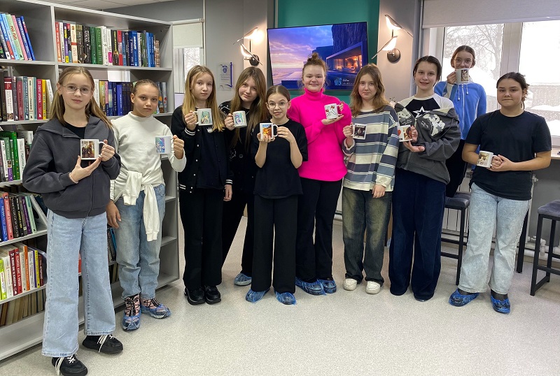 Мастер-класс по сублимационной печати на кружках для учащихся 5 класса МБОУ СШ №7.