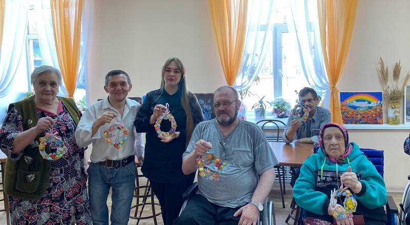 Мастер-класс по изготовлению пасхальных композиций.