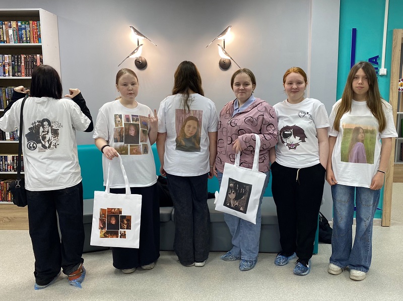 Мастер-класс по сублимационной печати на футболках и шопперах.