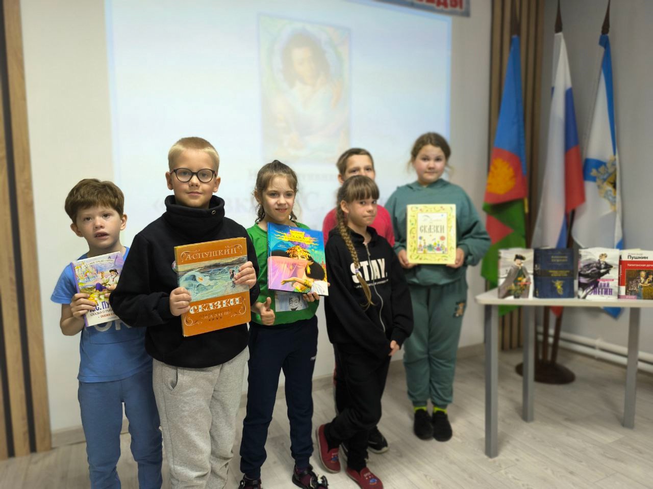 Мероприятие, посвящённый Дню русского языка и дню рождения великого поэта Александра Сергеевича Пушкина.