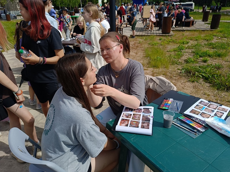 Мастер-класс по аквагриму.