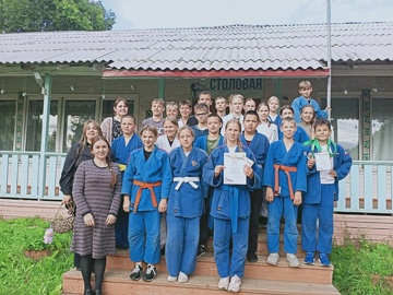 Квест "Спортивный" для ребят из ДЗСОЛ "Боровое".