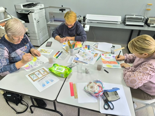 Мастер-класс "Закладка для любимой книжки" в рамках клуба "Вдохновение".