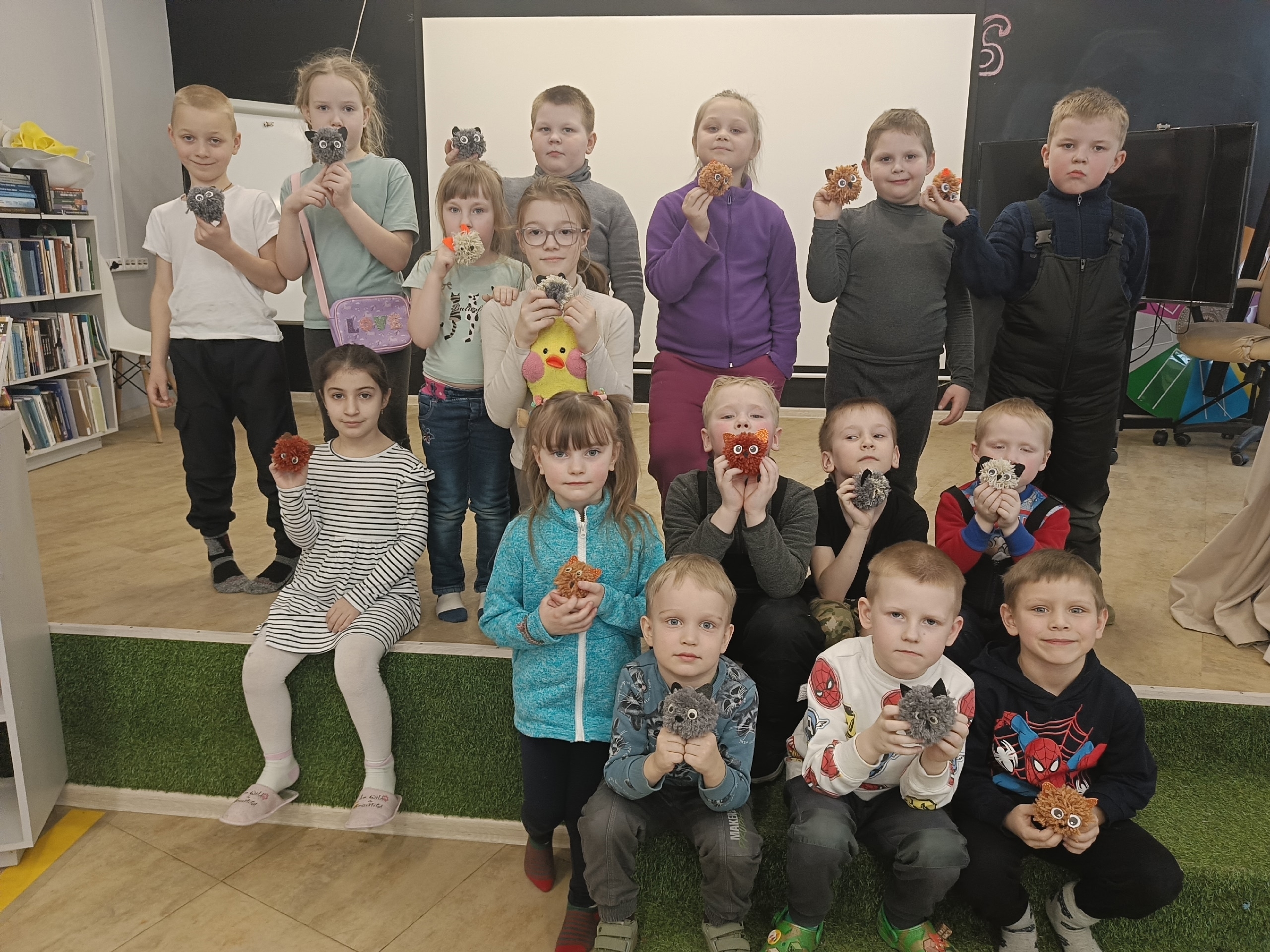 Мастер‑класс «Котёнок из ниток».