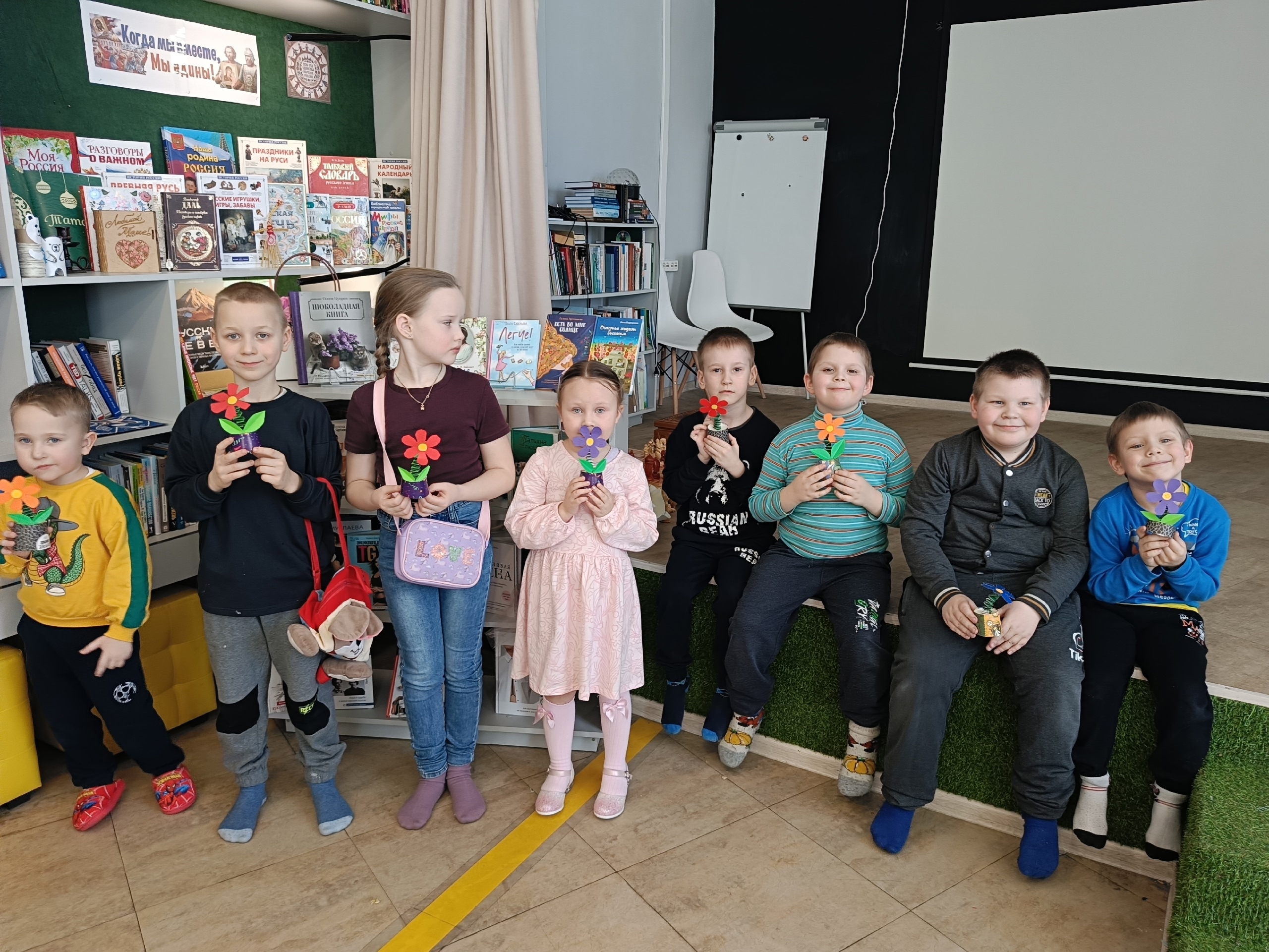 Мастер‑класс &laquo;Цветок в горшке&raquo;: море творчества и улыбок!